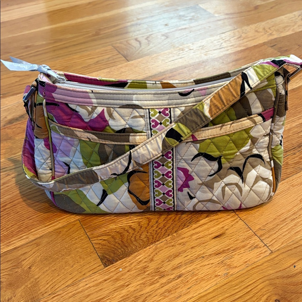 Vera Bradley shoulder bag garden girl cottage core